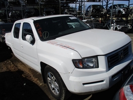 2008 HONDA RIDGELINE RTL WHITE 3.5L AT 4WD A17549